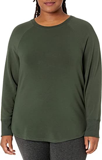 Photo 1 of Core 10 Women's Cloud Soft Fleece Standard-Fit Long-Sleeve Sweatshirt XS