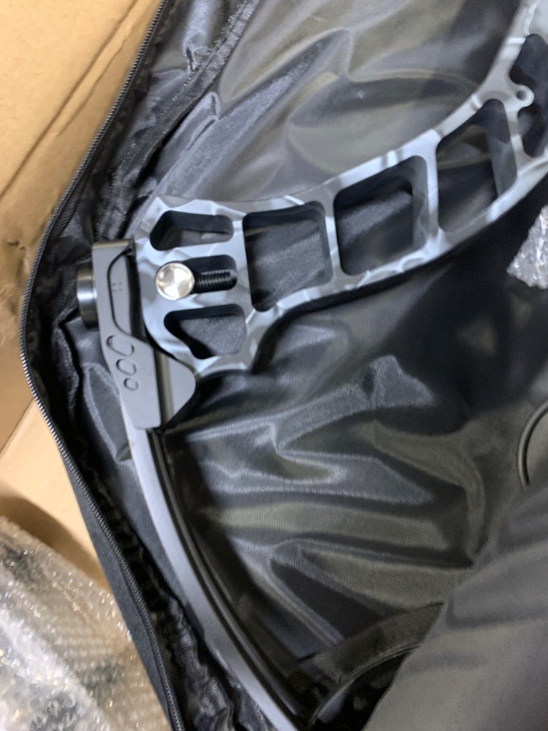 Photo 1 of Topoint Trigon Compound Bow Full Package,CNC Milling Riser,USA Gordon Composites Limb,BCY String,19"-30" Draw Length,19-70Lbs Draw Weight,IBO 320fps ghost --- Box Packaging Damaged, Item is New