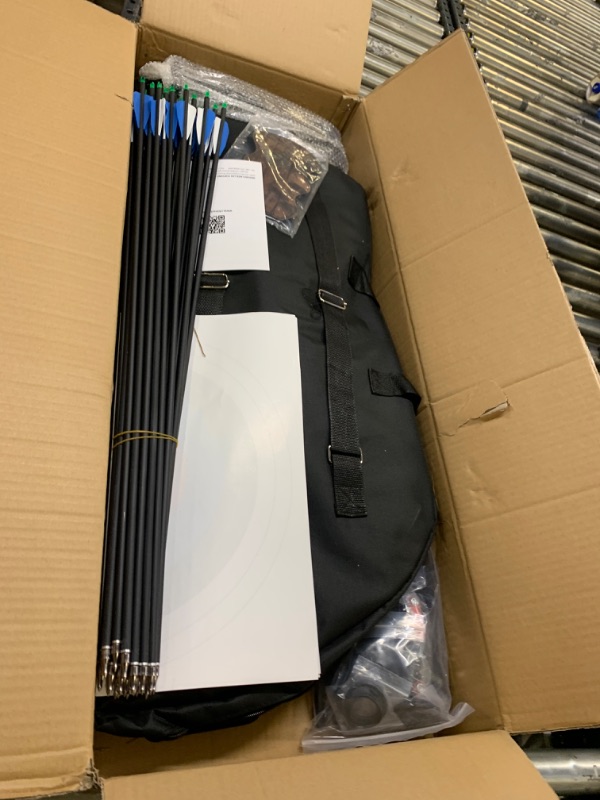 Photo 1 of Topoint Trigon Compound Bow Full Package,CNC Milling Riser,USA Gordon Composites Limb,BCY String,19"-30" Draw Length,19-70Lbs Draw Weight,IBO 320fps ghost --- Box Packaging Damaged, Item is New