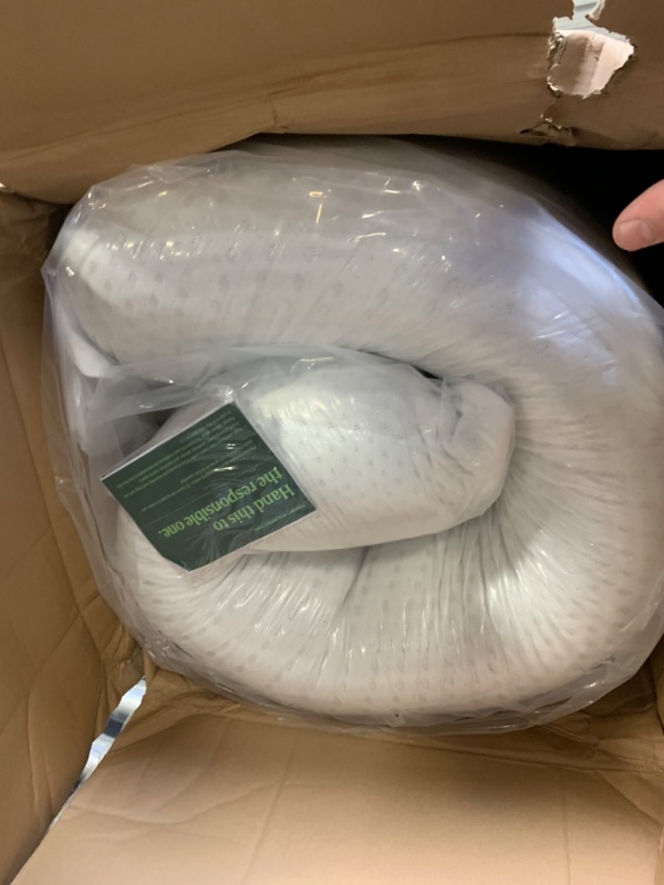 Photo 1 of Zinus 10 Inch Green Tea Essential Memory Foam Mattress/Bed-in-a-Box/Affordable Mattress/CertiPUR-US Certified, Queen 10 Inch --- Box Packaging Damaged, Item is New