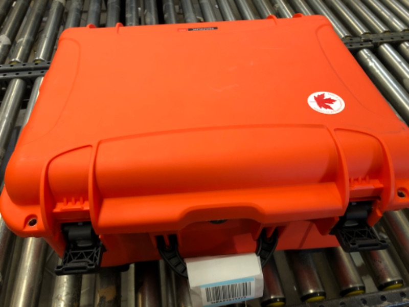 Photo 4 of Nanuk 950 Waterproof Hard Case with Wheels and Foam Insert - Orange Orange Cubed Foam