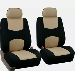 Photo 1 of FLAT FABRIC CUBE SEAT COVERS FH GROUP FB050102 BEIGE -
