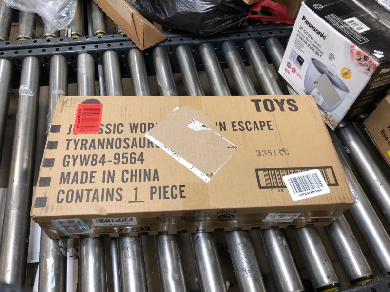 Photo 1 of Jurassic World Stomp ‘N Escape Tyrannosaurus Rex Figure Camp Cretaceous Dinosaur Escape Toy & Slash ‘N Battle Scorpios Rex Action & Sound Dinosaur Figure Camp Cretaceous, Gray Toy + Figure Camp