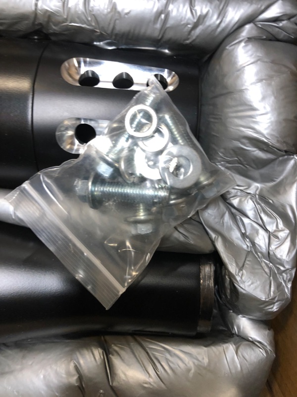 Photo 3 of 3.0'' Slip on Exhaust for Sportster 2014-2022 Models, Such as Sportster Iron 883, 1200, 48 Models-Black-02BB