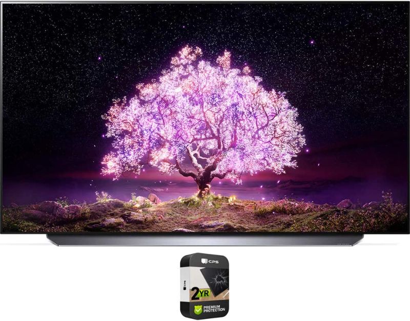Photo 1 of LG OLED65C1PUB 65 Inch 4K Smart OLED TV with AI ThinQ Bundle with Premium 2 YR CPS Enhanced Protection Pack
