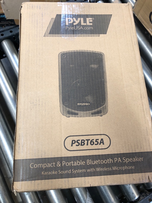 Photo 1 of Pyle PSBT65A Compact & Portable Bluetooth PA Speaker
DOES NOT COME WITH MIC