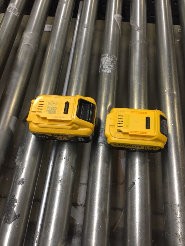 Photo 1 of 2 pk Dewalt batteries