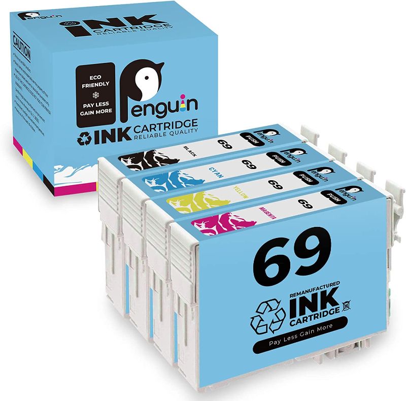 Photo 1 of Penguin Remanufactured Ink Cartridge Replacement for Epson 69 T069 Used for Stylus CX5000 CX6000 CX7000F CX7400 CX7450 CX8400 CX9400F
