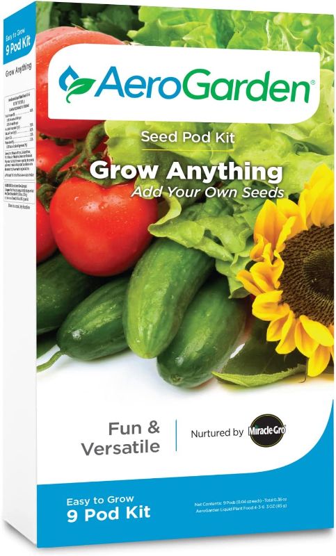 Photo 1 of AeroGarden Grow Anything Seed Pod Kit for AeroGarden Hydroponic Indoor Garden, 9-Pod
