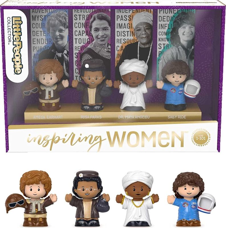 Photo 1 of Fisher-Price Little People Collector Inspiring Women, Special Edition Figure Set Featuring 4 trailblazing Women from American History
DAMAGE TO PACKAGING 