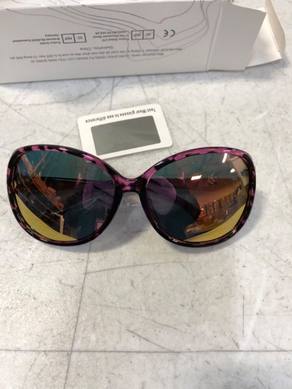 Photo 2 of FIMILU Sunglasses for Women Trendy Polarized Sunglasses Oversized Big Sun Glasses Ladies Shades UV Protection
