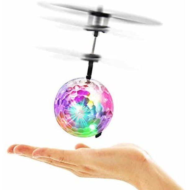 Photo 1 of Flying Ball Toy Infrared Induction Hand Control Hover Ball Built-in with LED Lights Colorful Flying USB
