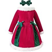 Photo 1 of AIKEIDY Toddler Baby Girl Christmas Dress Long Sleeve Velvet Dress for Holiday Wedding Party SIZE EUR 130
