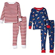 Photo 1 of Amazon Essentials Unisex Babies, Toddlers and Kids' Snug-Fit Cotton Pajama Sleepwear Sets
XL