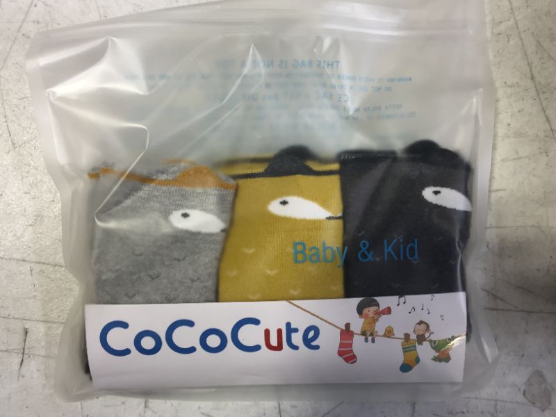 Photo 2 of CoCoCute 3 Pairs Ultra Thick Warm Toddler Socks Baby Boy and Girl winter Socks Infant Socks Kid Sock Warm Cotton Crew Socks - SIZE 3T-5T -