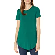 Photo 1 of Daily Ritual Women's Jersey Standard-Fit Short-Sleeve Open Crewneck Tunic XL
