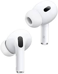 Photo 1 of Apple AirPods Pro (2nd Generation) Wireless Earbuds, Up to 2X More Active Noise Cancelling, Adaptive Transparency, Personalized Spatial Audio, MagSafe Charging Case, Bluetooth Headphones for iPhone
