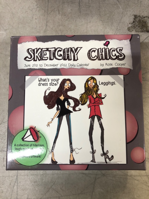 Photo 2 of Turner Licensing Sketchy Chics 19-Month Box Calendar