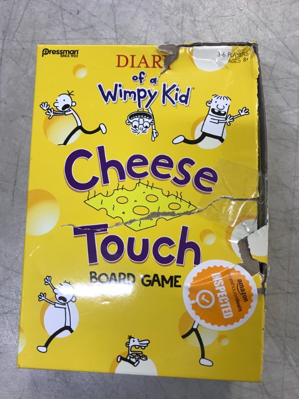 Photo 2 of Diary of a Wimpy Kid Cheese Touch Game - Race to The Finish While Learning About Your Friends by Pressman
