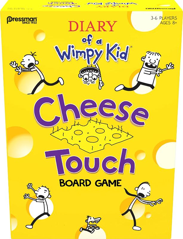 Photo 1 of Diary of a Wimpy Kid Cheese Touch Game - Race to The Finish While Learning About Your Friends by Pressman
