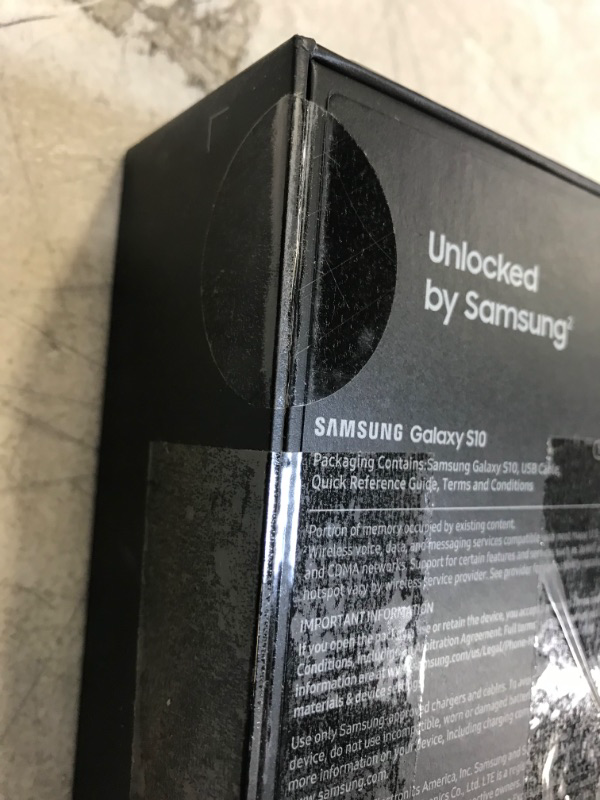 Photo 3 of Refurbished Samsung SM5G973UZKAXAA Galaxy S10 128GB CPO