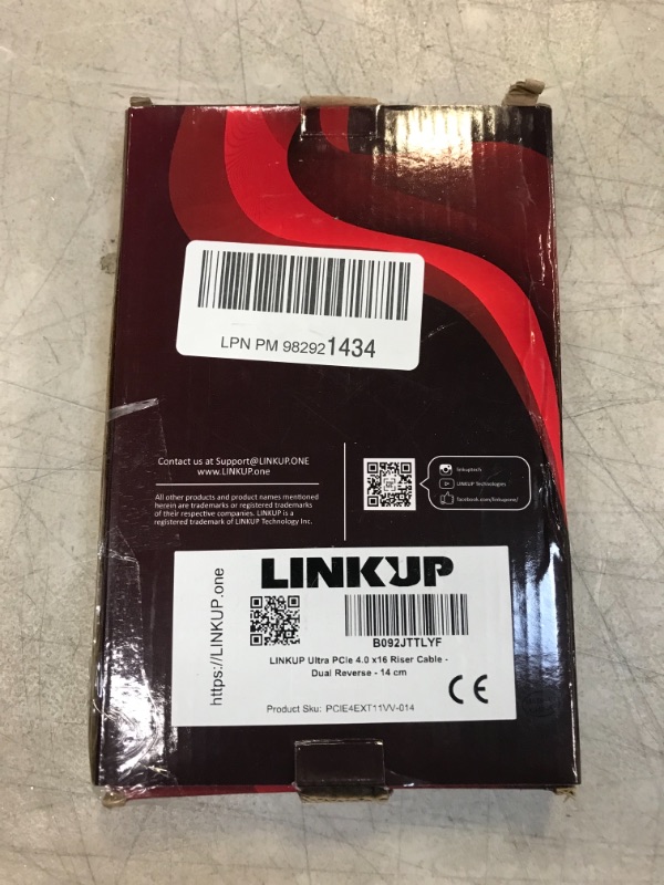 Photo 1 of LINKUP - Ultra PCIe 4.0 X16 Riser Cable [RTX4090 RX6950XT x570 B550 Z690 Tested] Shielded Vertical Mount Gaming PCI Express Gen4?Dual Reverse Connectors {14cm} Compatible with SSUPD case?White *Ultra PCIE 4.0 Dual Reverse Sockets ITX (SSUPD) [14cm]-White