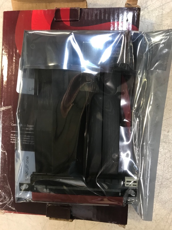Photo 1 of LINKUP - Ultra PCIe 4.0 X16 Riser Cable [RTX4090 RX6950XT x570 B550 Z690 Tested] Shielded Vertical Mount Gaming PCI Express Gen4?Dual Reverse Connectors {14cm} Compatible with SSUPD case?White *Ultra PCIE 4.0 Dual Reverse Sockets ITX (SSUPD) [14cm]-White