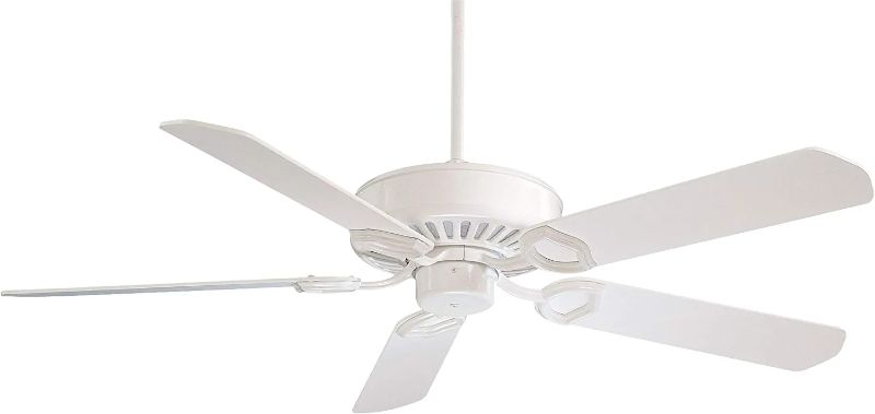 Photo 1 of Minka-Aire F588-SP-WH Ultra-Max 54 Inch Ceiling Fan in White Finish
