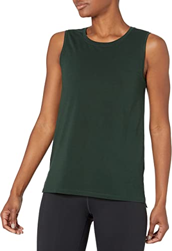 Photo 1 of Core 10 Women's Soft Cotton Standard-Fit Full-Coverage Sleeveless Yoga Tank SIZE M 
