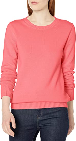 Photo 1 of Amazon Essentials Women's 100% Cotton Crewneck Sweater. XL