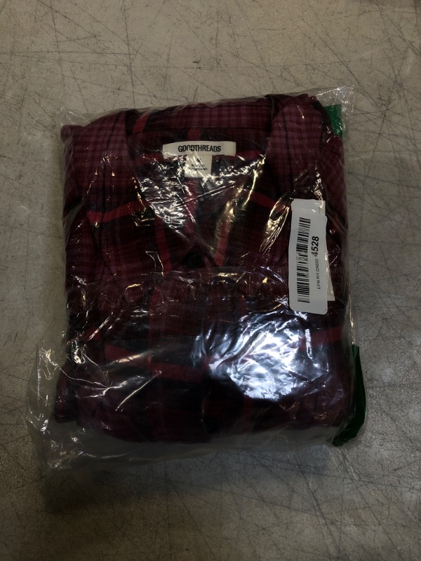 Photo 1 of GOODTHREADS RED AND BLACK FLANNEL SIZE MEDIUM
