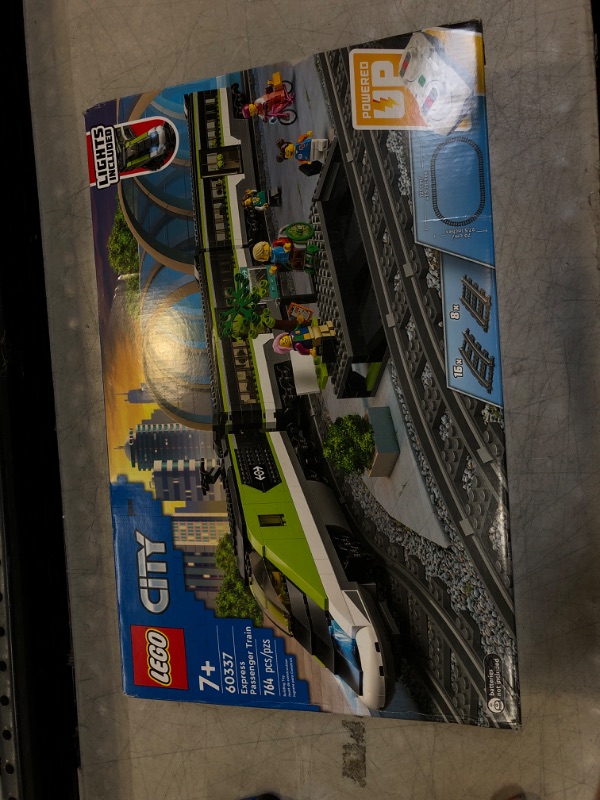Photo 1 of LEGO City Express Passenger Train 60337 Building Toy Set with Powered up Technology for Boys, Girls, and Kids Ages 7+ (764 Pieces) ** FACTORY SEALED ** 


