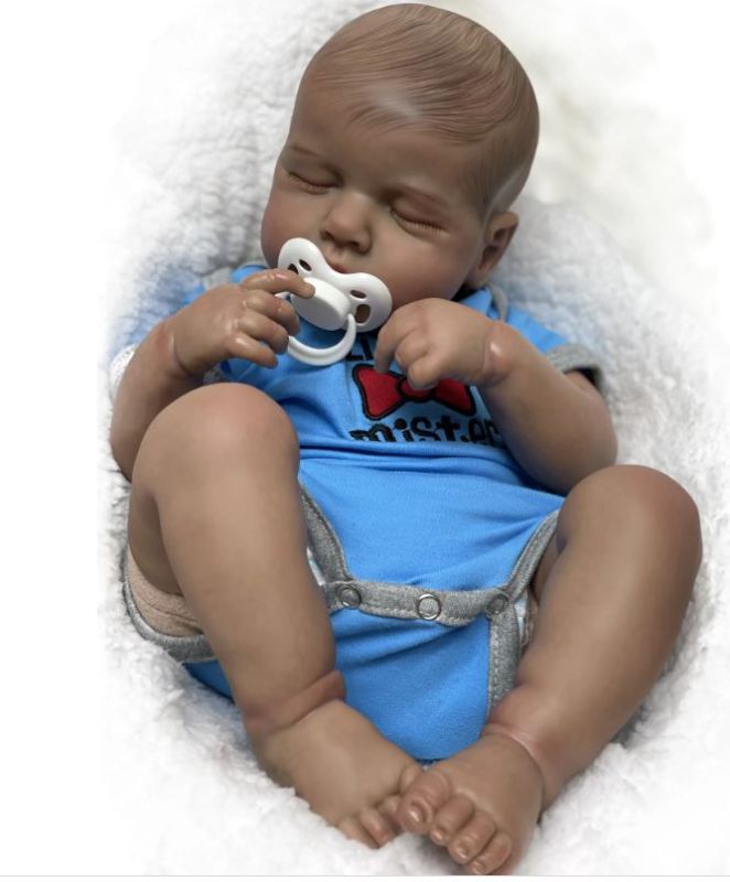 Photo 1 of Adolly * Gallery 20 inch Reborn Baby Doll Name Elijah **MINOR DAMAGE SCRUFF ON ITS NOSE ** 
