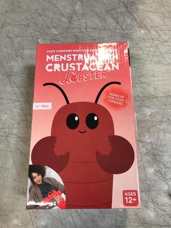 Photo 2 of Menstruation Crustacean – Cuddly & Cute 14" Lobster Plush– by What Do You Meme?
