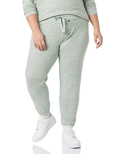 Photo 2 of Daily Ritual Women's Cozy Knit Drawstring Jogger Pant, Sage Green Heather, X-Small
