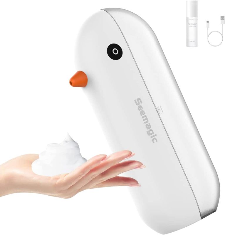 Photo 1 of Automatic Kids Soap Dispenser Cute for Outdoor Use, Cartoon Hand Foaming Dispenser Suitable for Most Refills Use in Classroom, Hiking, Camping, and Traveling
