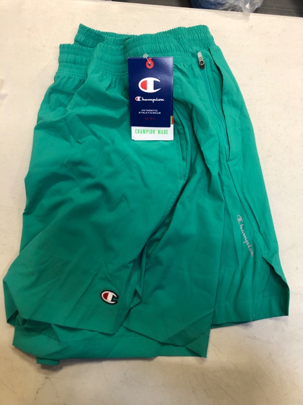 Photo 1 of CHAMPION MENS ATHLETIC SHORTS GREEN SIZE 2XL