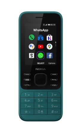 Photo 1 of Nokia 6300 4G TA-1324 4GB GSM Unlocked Dual Sim Phone - Cyan Green
