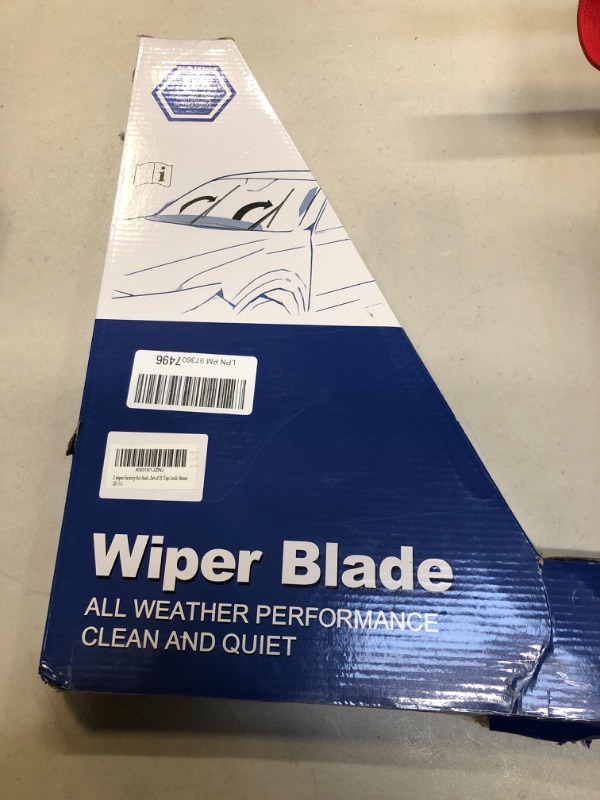 Photo 2 of 2 wiper Factory for Audi A4 Q5 Q3 RS5 S5 allroad 2009-2020 Original Equipment Replacement Wiper Blade Set - 24"/20" (Set of 2) Top Lock 16mm
