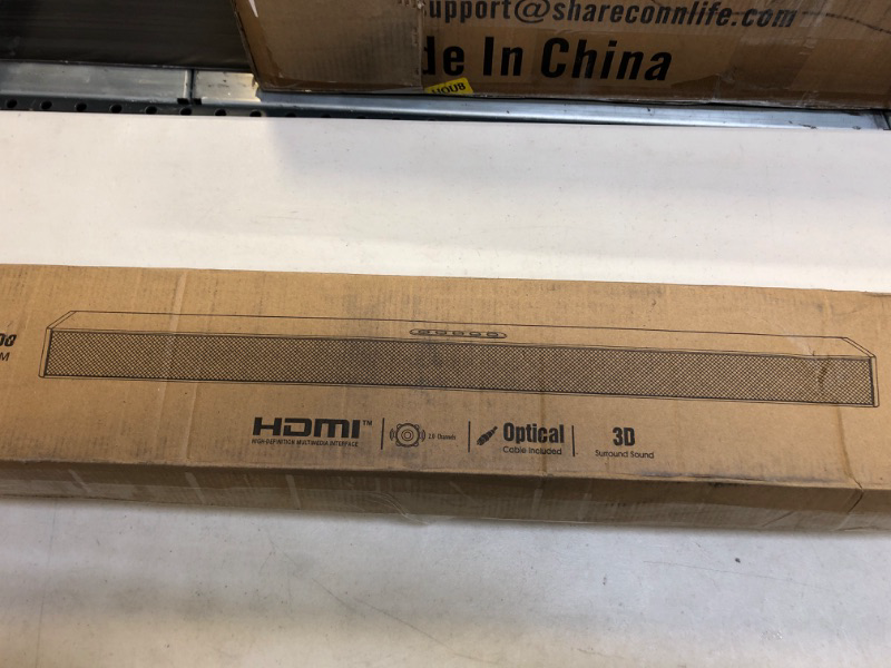 Photo 1 of LARKSOUND SOUNDBAR L200 THE HOME SOUND SYSTEM
HDMI 3D SOUND
FACTORY PACKAGED