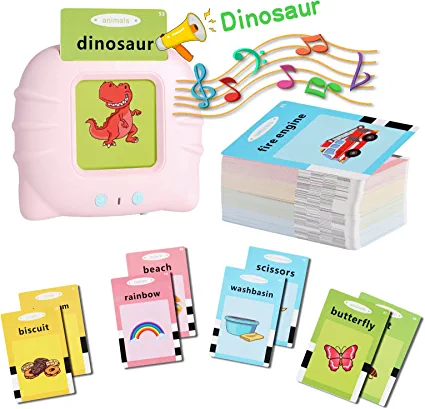 Photo 1 of FUYISW Talking Flash Cards Toddler Learning Toys for 2 3 4 5 6 Year Olds with 224 Sight Words, Speech Therapy Toys, Preschool Montessori Educational Toys for Kids Ages 3 4 5 Boys Girls Birthday Gift