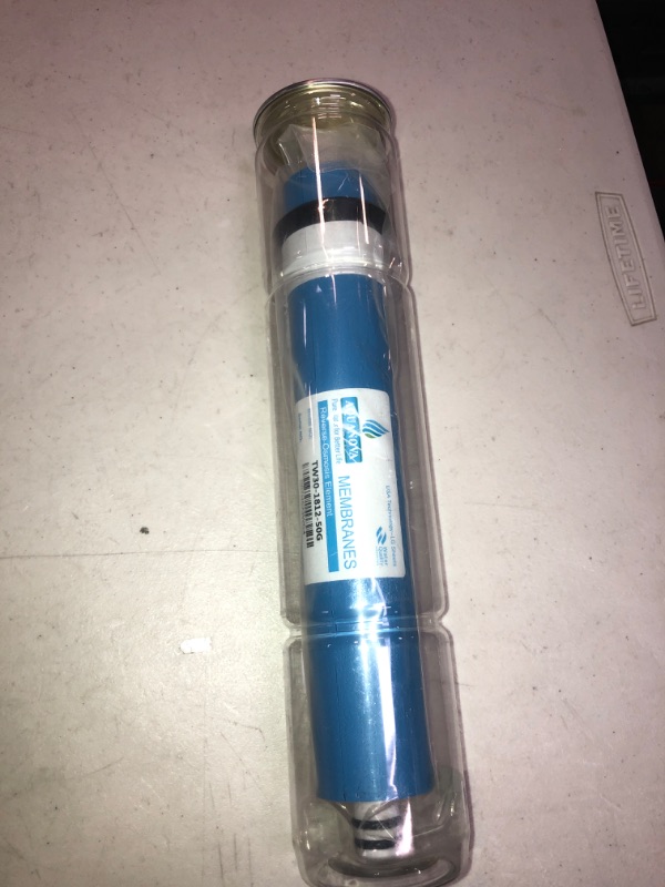 Photo 2 of 50GPD Reverse Osmosis Membrane Replacement Filter by AQUANOVA EXCEL | Protective Premium PET Packing | Fits Most 2” OD Membrane Housing | Manufactured from LG Sheets | 11.75” X 1.8” | 50GPD