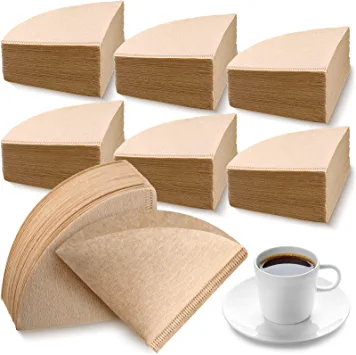 Photo 1 of 800 Count Paper Coffee Filters 1-2 Cup Unbleached Pour over Cone Filters Disposable Coffee Dripper Filters for Coffee Maker ( 100 Count / Pack, 8 Pack in Total )