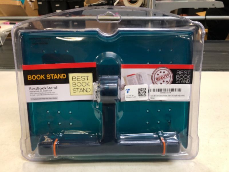 Photo 2 of Actto BST-09 Green Portable Reading Stand/Book Stand Document Holder (180 Angle Adjustable)
