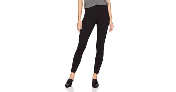 Photo 1 of Daily Ritual Women's Ponte Knit Legging, Black, Medium Regular
