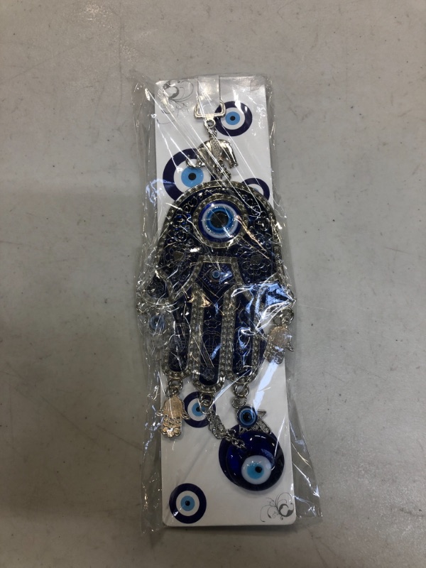 Photo 2 of  Blue Evil Eye (Nazar) Amulet Wall Hanging Home Decor Ornament Protection ** SLIGHTLY DIFFERENT FROM PICTURE 
