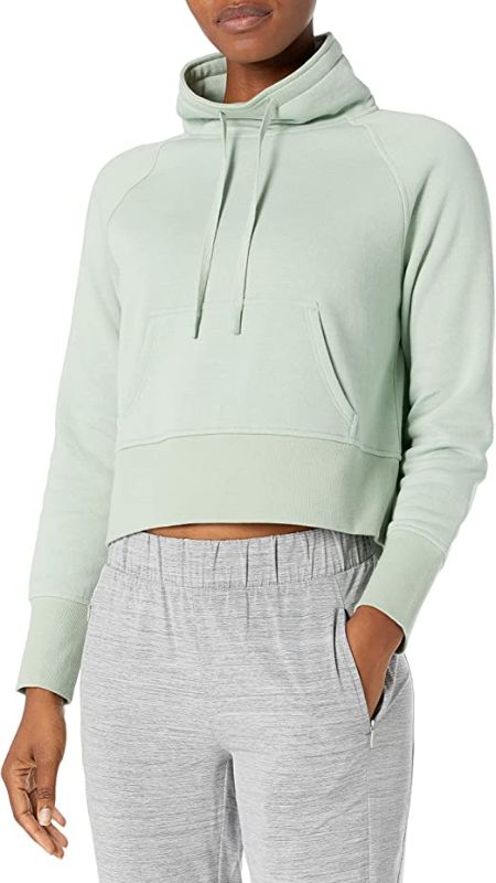 Photo 1 of Core 10 Women's Super Soft Fleece Cropped Length Cowl Neck Sweatshirt ** SIZE MEDIUM ** 
