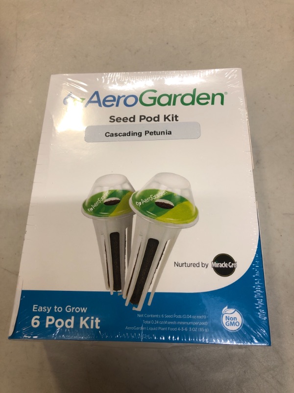 Photo 2 of AeroGarden Cascading Petunia Flower Seed Pod Kit (6-pod) Cascading Petunias 6-pod ** FACTORY SEALED 