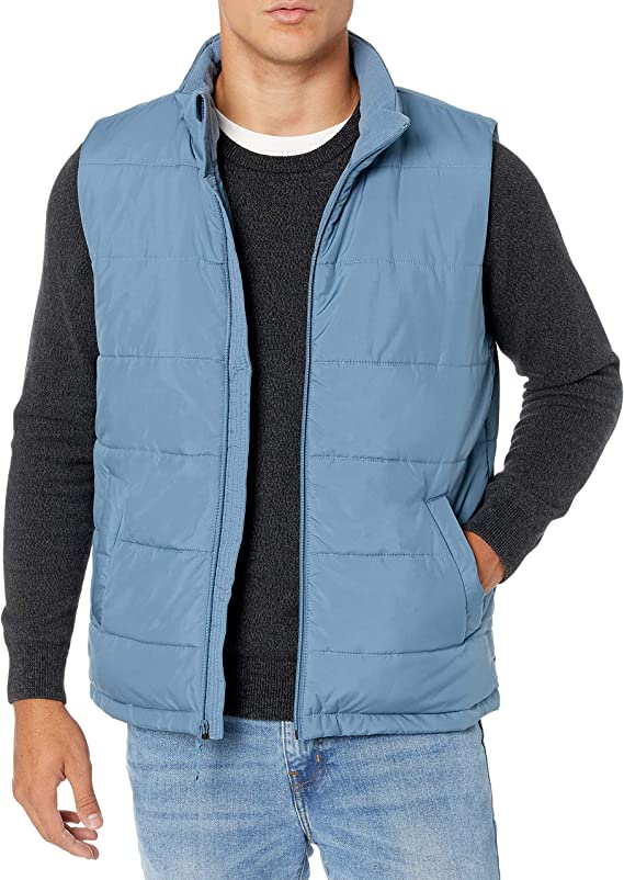 Photo 1 of Amazon Essentials Men's Mid-Weight Puffer Vest
