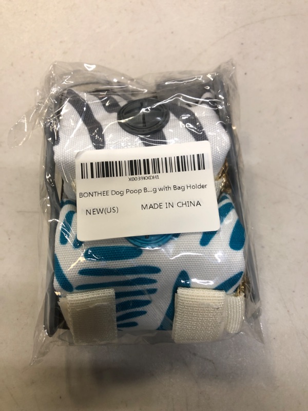 Photo 1 of 2Packs Dog Poop Bag Dispenser,Dogs Waste Bags Holder Leash Attachment Dog Waste Bags Dispensers with 2 Dogs Waste Bags Holder and 90pcs Dog Poop Bags Suit Dog Travel Walking Training